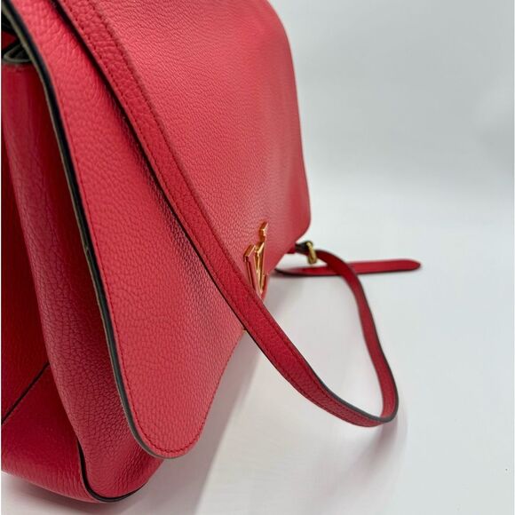 Louis Vuitton Coquelicot Taurillon Leather Volta 2way LV Handbag Messenger - Picture 3 of 16